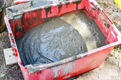 Готовый жидкий цементный раствор